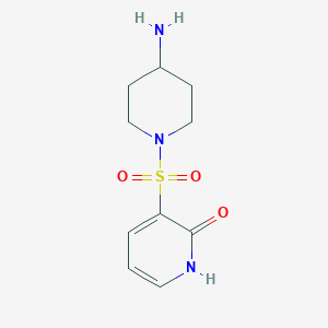 3-((4-Aminopiperidin-1-yl)sulfonyl)pyridin-2(1H)-one - 
