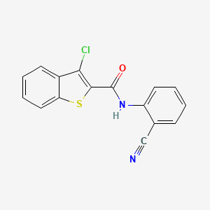 3-Chloro-N-(2-cyanophenyl)benzo[b]thiophene-2-carboxamide - 