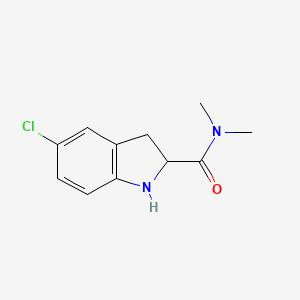 5-Chloro-N,N-dimethylindoline-2-carboxamide - 