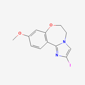 2-Iodo-9-methoxy-5,6-dihydrobenzo[F]imidazo[1,2-D][1,4]oxazepine - 
