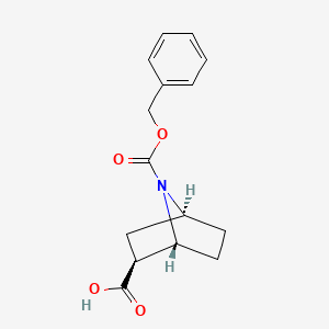 (1R,2S,4S)-7-phenylmethoxycarbonyl-7-azabicyclo[2.2.1]heptane-2-carboxylic acid - 