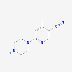 4-Methyl-6-(piperazin-1-yl)nicotinonitrile - 
