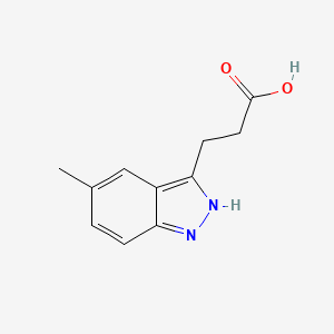 3-(5-Methyl-1H-indazol-3-yl)propanoic acid - 