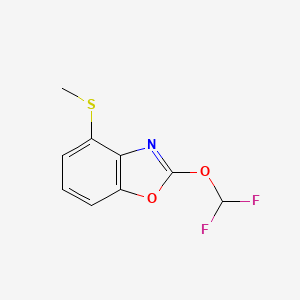 2-(Difluoromethoxy)-4-(methylthio)benzo[d]oxazole - 