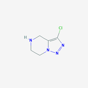 3-Chloro-4,5,6,7-tetrahydro-[1,2,3]triazolo[1,5-a]pyrazine - 