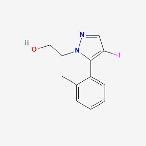 2-(4-Iodo-5-(o-tolyl)-1H-pyrazol-1-yl)ethanol - 