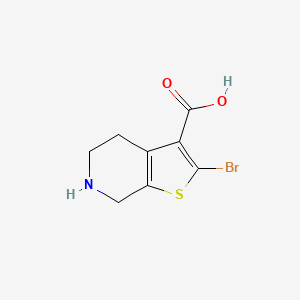 2-Bromo-4,5,6,7-tetrahydrothieno[2,3-c]pyridine-3-carboxylic acid - 