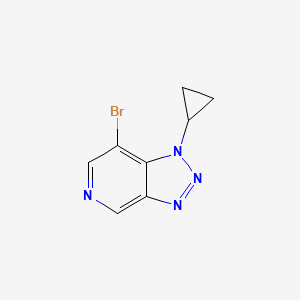 7-Bromo-1-cyclopropyl-1H-[1,2,3]triazolo[4,5-c]pyridine - 