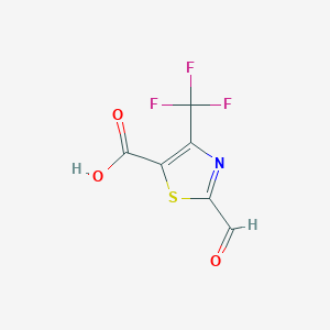 2-Formyl-4-(trifluoromethyl)thiazole-5-carboxylic acid - 