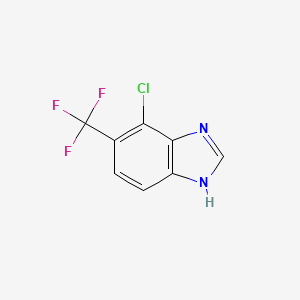 7-Chloro-6-(trifluoromethyl)-1H-benzo[d]imidazole - 