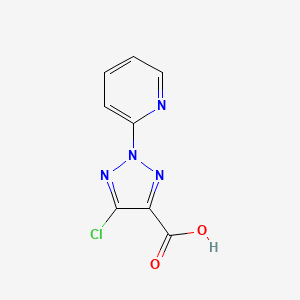 5-Chloro-2-(pyridin-2-yl)-2H-1,2,3-triazole-4-carboxylic acid - 