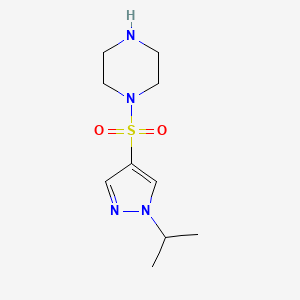 1-((1-Isopropyl-1H-pyrazol-4-yl)sulfonyl)piperazine - 