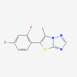 5-(2,4-Difluorophenyl)-6-methylthiazolo[3,2-B][1,2,4]triazole - 