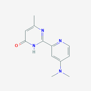 2-(4-(Dimethylamino)pyridin-2-YL)-6-methylpyrimidin-4-OL - 