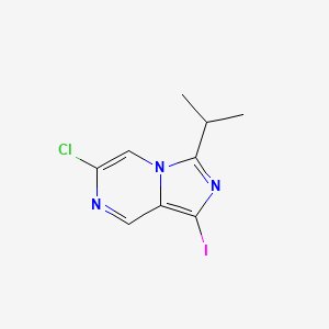 6-Chloro-1-iodo-3-isopropylimidazo[1,5-a]pyrazine - 