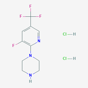 1-(3-Fluoro-5-(trifluoromethyl)pyridin-2-yl)piperazine dihydrochloride - 