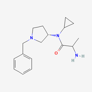 2-amino-N-[(3S)-1-benzylpyrrolidin-3-yl]-N-cyclopropylpropanamide - 
