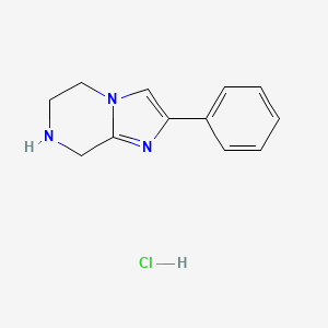 2-Phenyl-5,6,7,8-tetrahydroimidazo[1,2-a]pyrazine hydrochloride - 