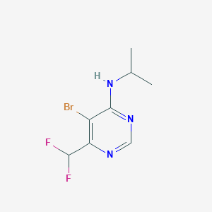 5-Bromo-6-(difluoromethyl)-N-isopropylpyrimidin-4-amine - 