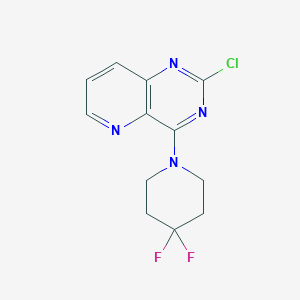 2-Chloro-4-(4,4-difluoropiperidin-1-yl)pyrido[3,2-d]pyrimidine - 