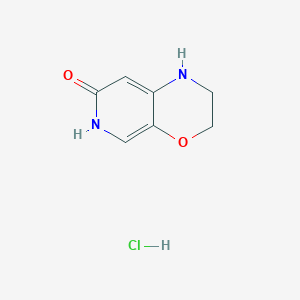 2,3-Dihydro-1H-pyrido[3,4-b][1,4]oxazin-7-ol hydrochloride - 