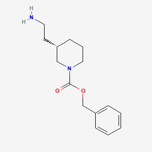 (S)-Benzyl 3-(2-aminoethyl)piperidine-1-carboxylate - 