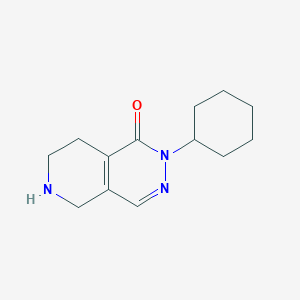 2-Cyclohexyl-5,6,7,8-tetrahydropyrido[3,4-d]pyridazin-1(2H)-one - 