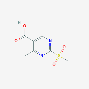 4-Methyl-2-(methylsulfonyl)pyrimidine-5-carboxylic acid - 