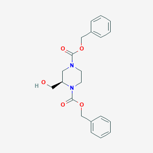 (R)-Dibenzyl 2-(hydroxymethyl)piperazine-1,4-dicarboxylate - 