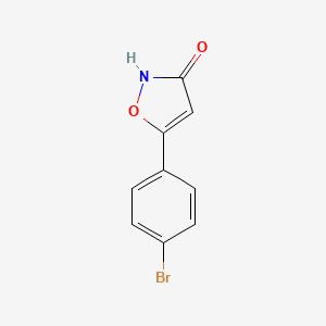 5-(4-Bromophenyl)isoxazol-3-ol - 