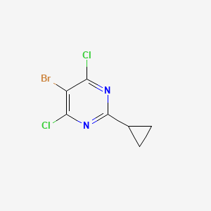 5-Bromo-4,6-dichloro-2-cyclopropylpyrimidine - 