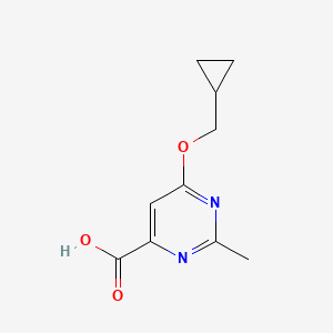 6-(Cyclopropylmethoxy)-2-methylpyrimidine-4-carboxylic acid - 