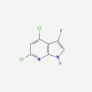 4,6-Dichloro-3-fluoro-1H-pyrrolo[2,3-b]pyridine - 