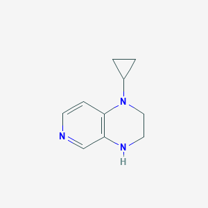 1-Cyclopropyl-1,2,3,4-tetrahydropyrido[3,4-b]pyrazine - 