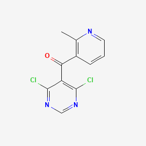 (4,6-Dichloropyrimidin-5-yl)(2-methylpyridin-3-yl)methanone - 