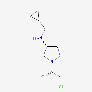 (R)-2-Chloro-1-(3-((cyclopropylmethyl)amino)pyrrolidin-1-yl)ethanone - 