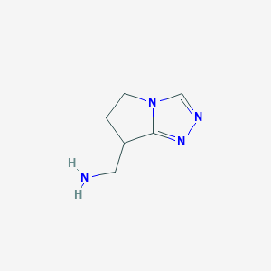 (6,7-Dihydro-5H-pyrrolo[2,1-c][1,2,4]triazol-7-yl)methanamine - 