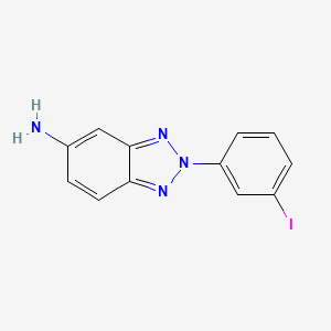 2-(3-Iodophenyl)-2H-benzo[d][1,2,3]triazol-5-amine - 
