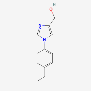 (1-(4-Ethylphenyl)-1H-imidazol-4-yl)methanol - 