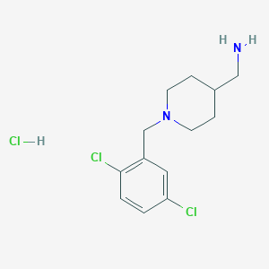 (1-(2,5-Dichlorobenzyl)piperidin-4-yl)methanamine hydrochloride - 