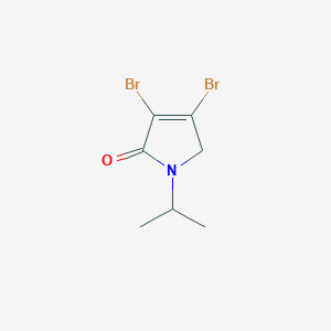 3,4-Dibromo-1-isopropyl-1H-pyrrol-2(5H)-one - 