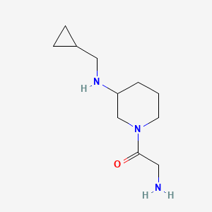 2-Amino-1-(3-((cyclopropylmethyl)amino)piperidin-1-yl)ethanone - 