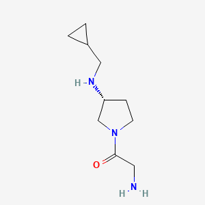 (R)-2-Amino-1-(3-((cyclopropylmethyl)amino)pyrrolidin-1-yl)ethanone - 