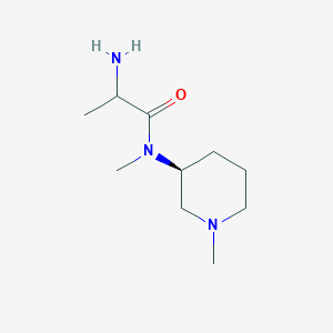2-amino-N-methyl-N-[(3S)-1-methylpiperidin-3-yl]propanamide - 