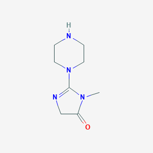 1-Methyl-2-(piperazin-1-yl)-1H-imidazol-5(4H)-one - 
