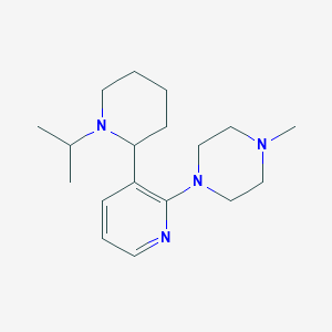 1-(3-(1-Isopropylpiperidin-2-yl)pyridin-2-yl)-4-methylpiperazine - 