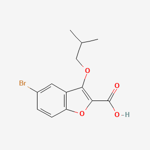 5-Bromo-3-isobutoxybenzofuran-2-carboxylicacid - 