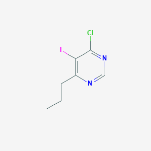 4-Chloro-5-iodo-6-propylpyrimidine - 