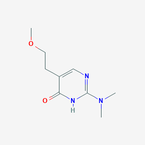 2-(Dimethylamino)-5-(2-methoxyethyl)pyrimidin-4-ol - 