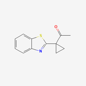 1-(1-(Benzo[D]thiazol-2-YL)cyclopropyl)ethanone - 